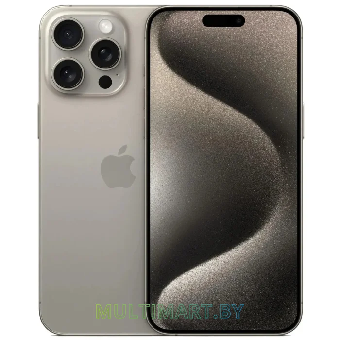 Смартфон Apple iPhone 15 Pro Max 256GB Dual SIM (природный титан)